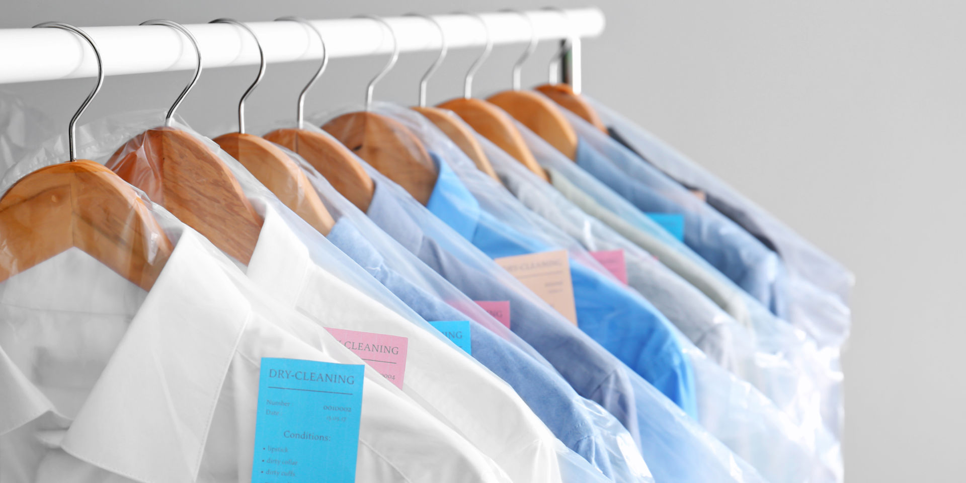 Dry Cleaning Wrapped Shirts